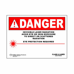 Class 4 Magnetic Laser Radiation Warning Sign #31