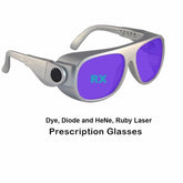Dye, Diode and HeNe, Ruby Prescription Laser Safety Glasses