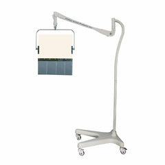 Round Arm Overhead Lead Acrylic Mobile Barrier with Lead Curtain
