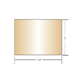 AlloWeld Gold Coated Welding Lens, Large