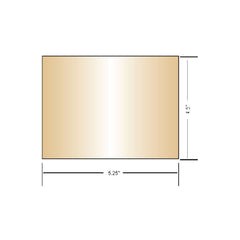 Phillips Welding Lens - Large 4.5 x 5.25 (Gold)