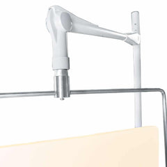 Round Arm Overhead Lead Acrylic Mobile Barrier With Torso Cutout