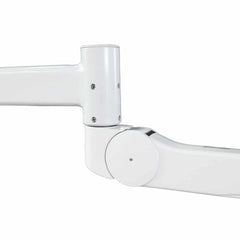 Ceiling Mounted Overhead Lead Acrylic Barrier With Torso Cutout and Light