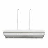 Wall Mounted Steel Apron Rack, Towel Bar Style, with Two Glove Holders #RAR-AGR-110