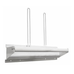 Wall Mounted Steel Apron Rack, Towel Bar Style, with Two Glove Holders #RAR-AGR-110