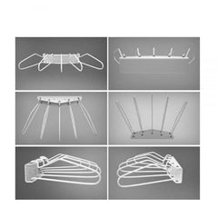 Wall mounted lead Apron Storage Rack with 5 Full Swing Arms, #RAR-F5S