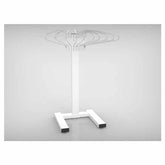 Mobile Multiple Apron Hanger with 10 Swing Arms, #RAR-M10S-HB