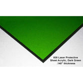 830 ALS-DYAG Acrylic Laser Sheet, Dark Green
