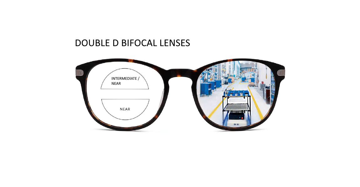 Double Segment Prescription Bifocal Safety Glasses – Safety Protection ...
