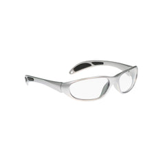 Glass Safety Glasses in Model 208 Silver, #GSG-208S