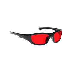 Model 703 Wrap Around Forensic Glasses with Red Filter, #FG-RED-703