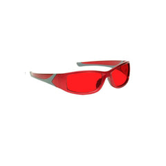 Model 808R Wrap Around Forensic Glasses with Red Filter, #FG-RED-808-R