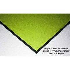 HT-YAG Laser Protective Acrylic Sheet, Pale Green