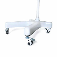 Round Arm Overhead Lead Acrylic Mobile Barrier With Torso Cutout