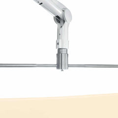 Square Arm Overhead Lead Acrylic Mobile Barrier with Lead Curtain