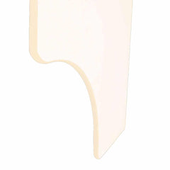 Square Arm Overhead Lead Acrylic Mobile Barrier With Torso Cutout