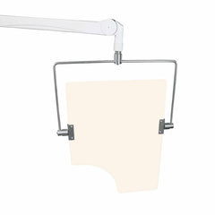 Ceiling Mounted Overhead Lead Acrylic Barrier With Torso Cutout