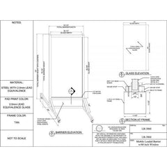 Mobile Leaded Barrier, LB-3060