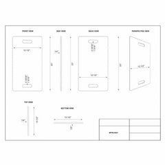 Phillips Plastic Patient Transfer Board, #PTB-5011