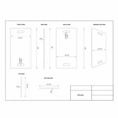 Phillips Plastic Patient Transfer Board, #PTB-5011
