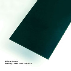 Green Polycarbonate Welding Sheet Shade 8