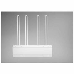 Wall Mounted Steel Apron Rack, Towel Bar Style, with Four Glove Holders #RAR-AGR-115