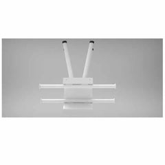 Wall Mounted Steel Multi Apron and Glove rack, with Two Bars and Four Glove Holders #RAR-821