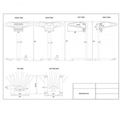 Mobile Multiple Apron Hanger with 10 Swing Arms, #RAR-M10S-HB