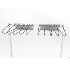 Garment Style Mobile 10 Arm Apron Rack, #RAR-MSA10