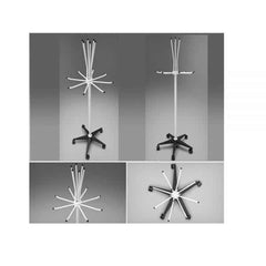 8-Peg Spyder Apron Rack with Glove Holder, #RAR-SAR8G