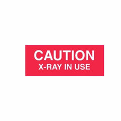 Plastic Caution X-Ray in Use Sign, #RD-WS-P-005