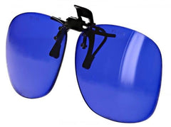 Plastic Clip-On Flip Ups Cobalt Blue