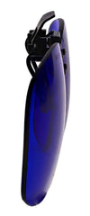 Plastic Clip-On Flip Ups Cobalt Blue