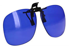 Plastic Clip-On Flip Ups Cobalt Blue