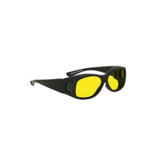 Model 33B Fitover Forensic Glasses with Yellow Filter, #FG-YLW-33-BK