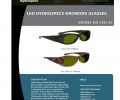 LED Hydrospecs Growers Glasses, Model 33- #GG-LED-33 - Image 3