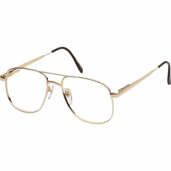 OnGuardPrescriptionSafetyGlasses,MetalAviatorFrame