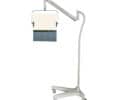 Square Arm Overhead Lead Acrylic Mobile Barrier with Lead Curtain