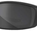 Wiley X Grid in a Matte black Ops Frame with Smoke Grey lenses. Angled left