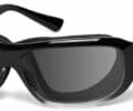 7Eye Aspen Black Fade, Grey Lens. Angled left