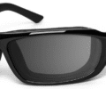 7Eye Derby Glossy Black, Grey lens. Angled left side