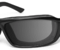 7Eye Derby Matte Black, Grey lens. Angled left side