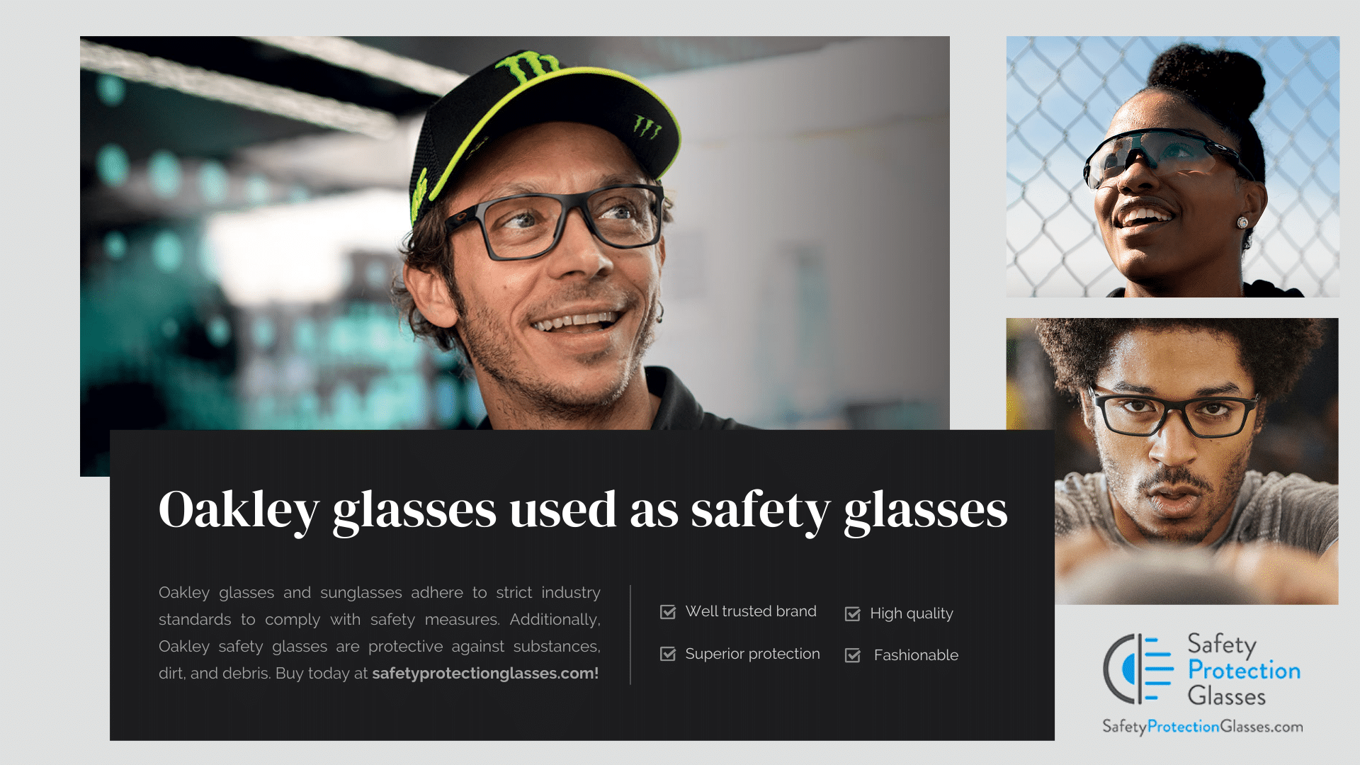 Can Oakley glasses be used as safety glasses? - Safety Protection Glasses