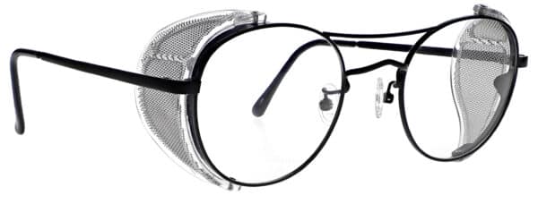 RX-M200-BK-BULK-Metal-Safety-Glasses-with-mesh-side-shield-black-angle-right
