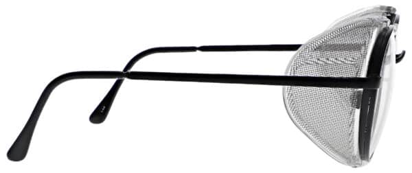 RX-M200-BK-BULK-Metal-Safety-Glasses-with-mesh-side-shield-black-right-side